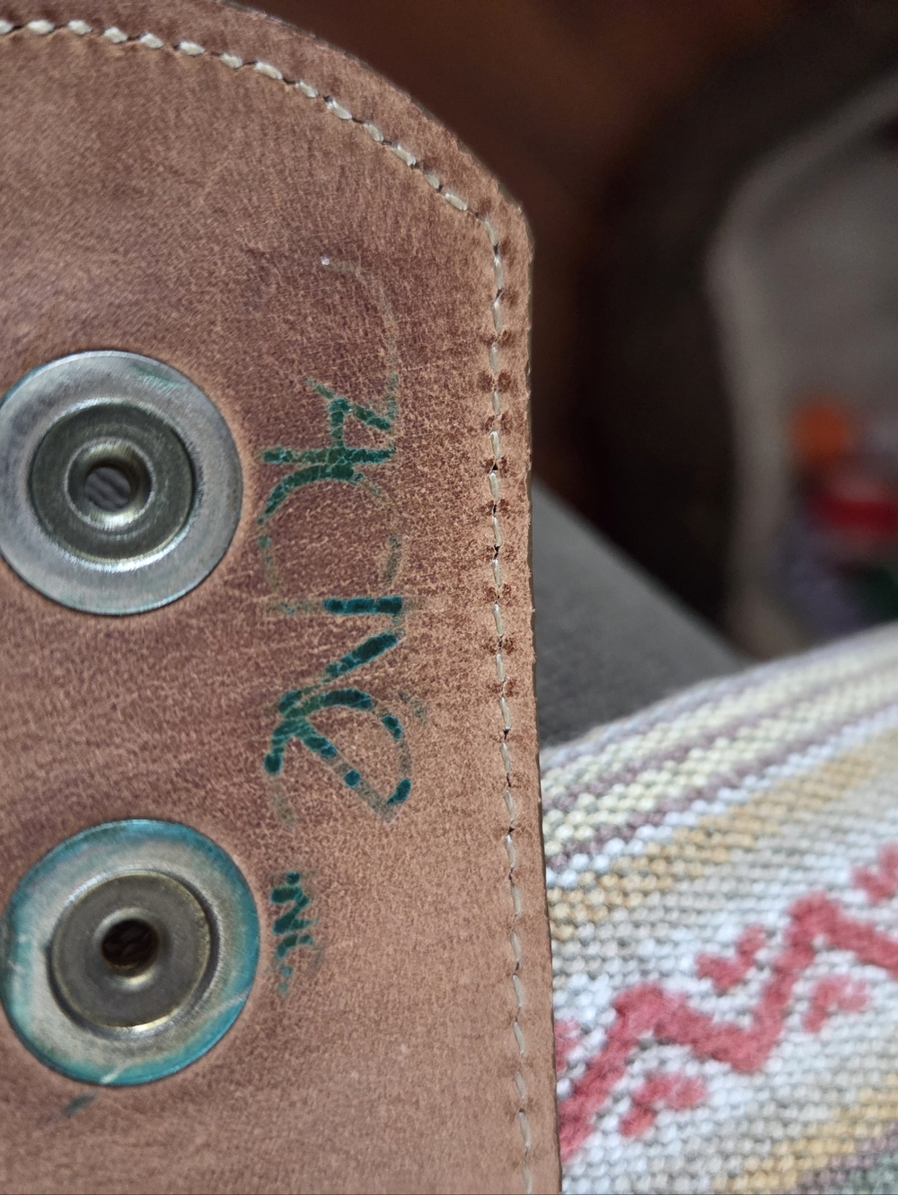 Y2k Streets AHEAD LEATHER Belt With Metal Leopards - Picture 16 of 16